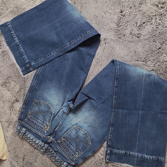 Yves Saint Laurent Rive Gauche YSL F38 Wide Leg with braided waistband (US 6) - Picture 6 of 15